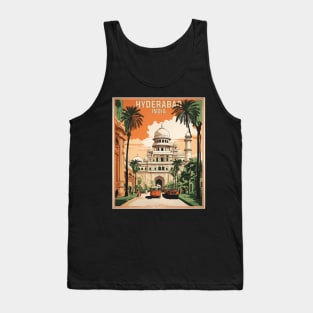 Hyderabad India Vintage Tourism Travel Tank Top